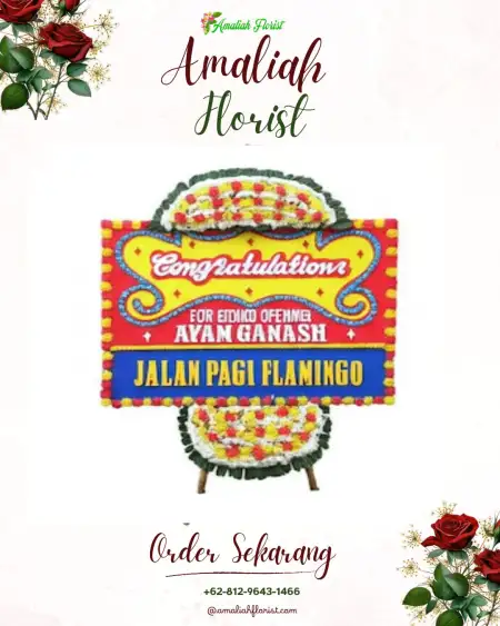 Sewa Papan Bunga Kamanisan